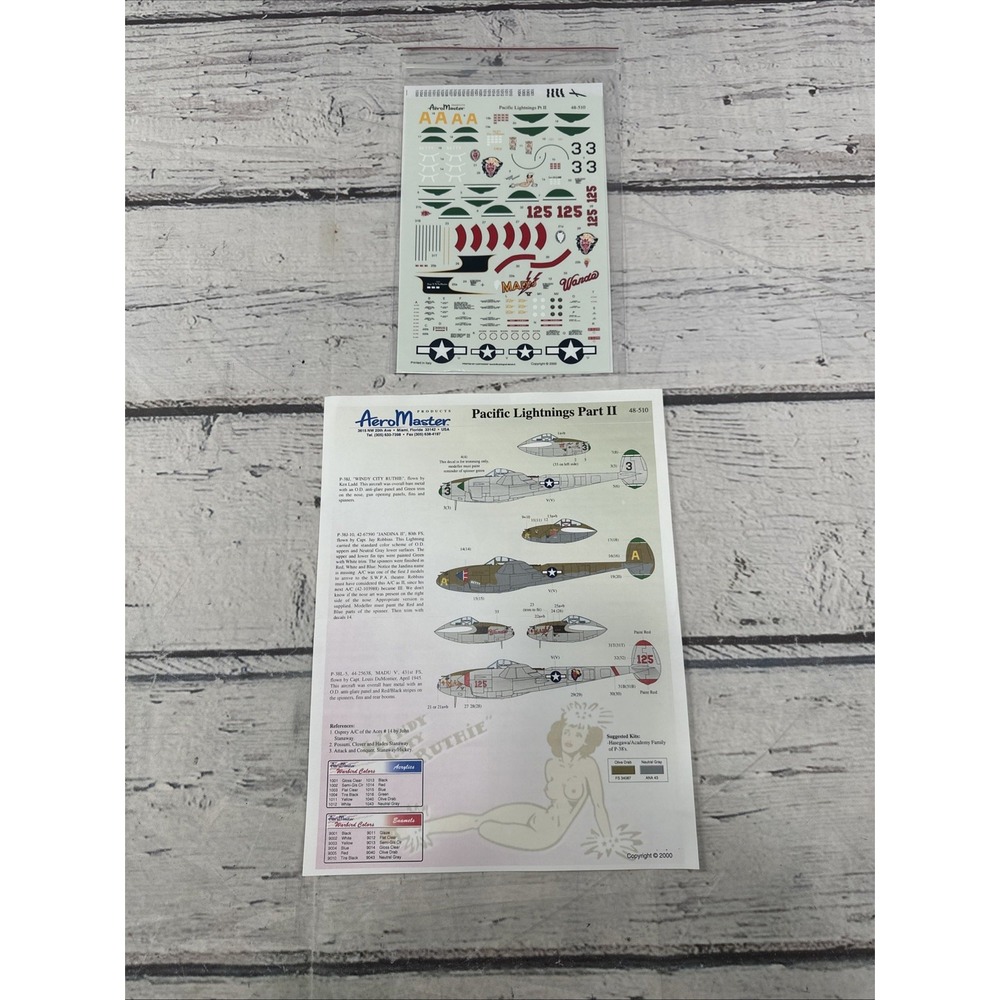 Aeromaster 1/48 Pacific Lightings Part II 48-510